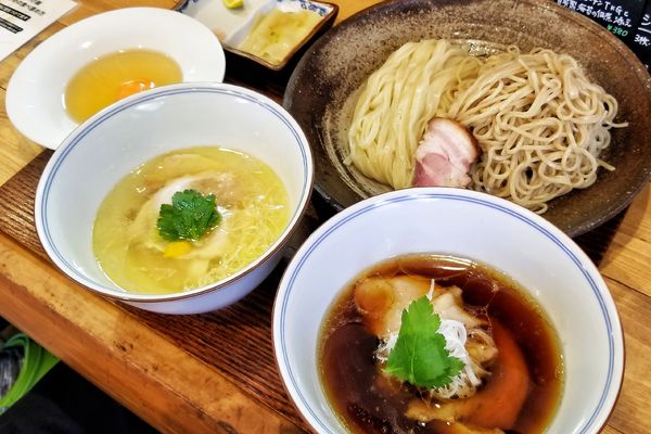 「FeeLつけ麺（塩と醤油）」@Ramen FeeLの写真