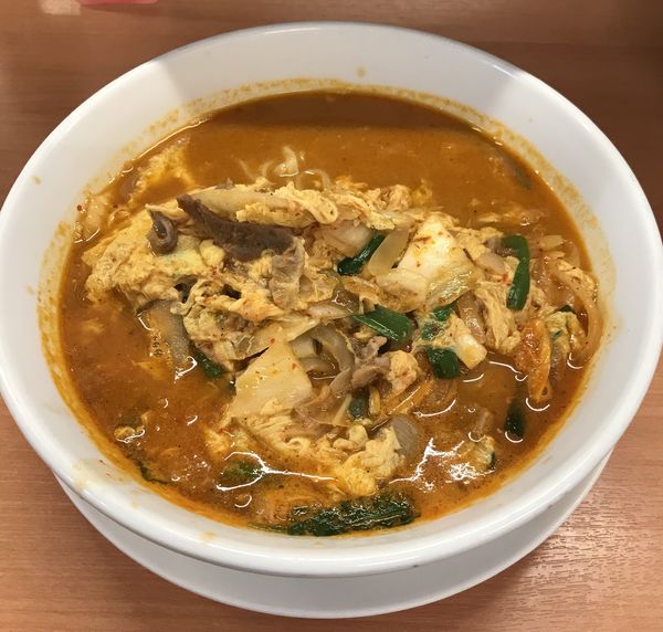 「チゲ味噌ラーメン ¥640」@日高屋 両国東口店の写真