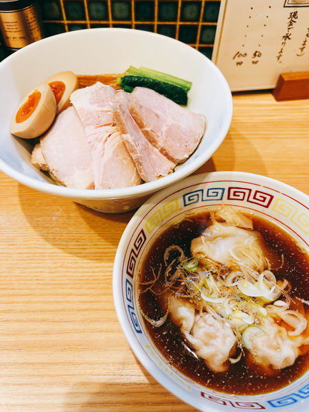 「特製つけ麺」@ほっこり中華そば もつけの写真