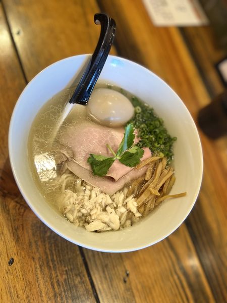 「真鯛の塩そば　味玉らーめん1000円」@武蔵ノ麦穂の写真