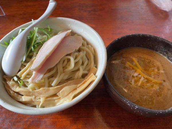 「鶏白湯つけ麺特盛醤油＋汁増し」@麺堂HOMEの写真