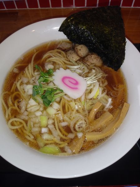 「鴨らーめん」@中華そば かもまるの写真