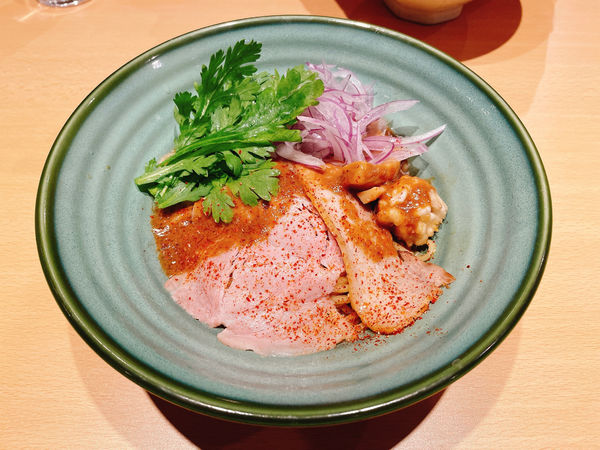 「【限定】真鱈の白子まぜそば」@中華そば 葵の写真