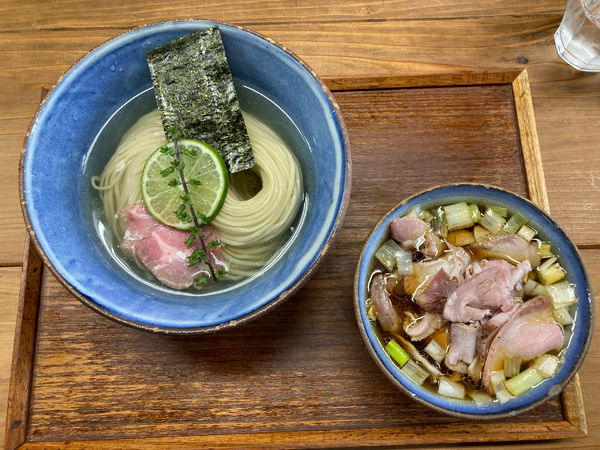 「昆布水つけ麺　ちょい肉増し」@YOKOKURA STOREHOUSEの写真