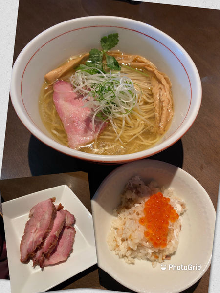 「【大晦日限定】年越 近江シャモの中華そば☆鯛飯付き 他」@麺や 虎徹の写真