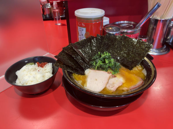 「チャーシュー麺　海苔　ライス」@環2家 蒲田店の写真