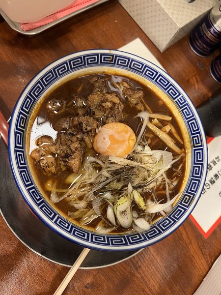 「江戸辛味噌らぁめん(ストレート麺)1030円」@東京らあめんタワー 芝大門本店の写真