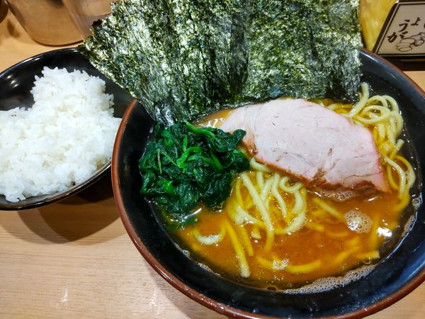 「ラーメン＋のり＋ライス」@輝道家直系 皇綱家の写真