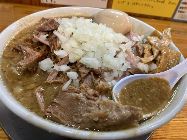 「肉中華そば味噌」@中華そば136の写真