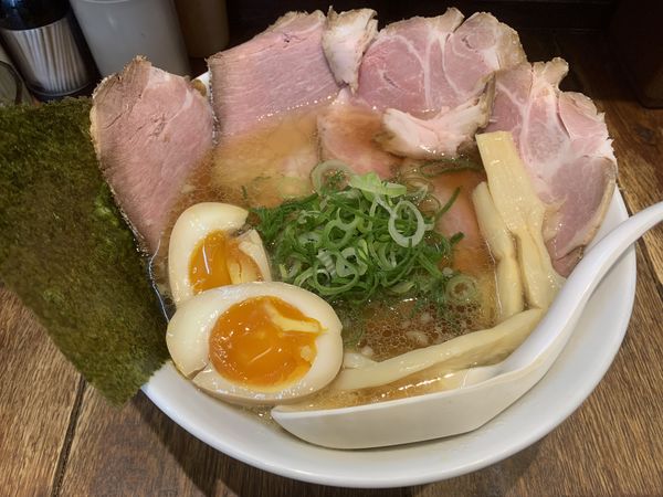 「特製十二分屋そば」@近江熟成醤油 十二分屋 早稲田店の写真