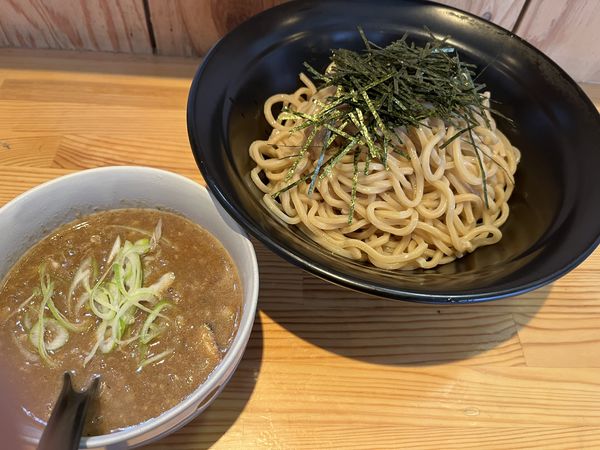 「どろつけ麺（冷や）（麺大盛り）」@らぁめん白の写真