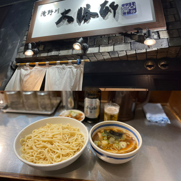 「元祖つけ麺 もりそば＋瓶ビール」@滝野川大勝軒の写真