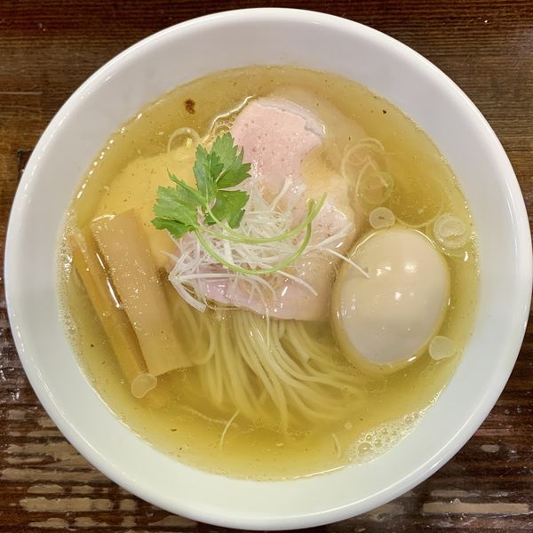 「塩らあめん」@らぁめん サンドの写真