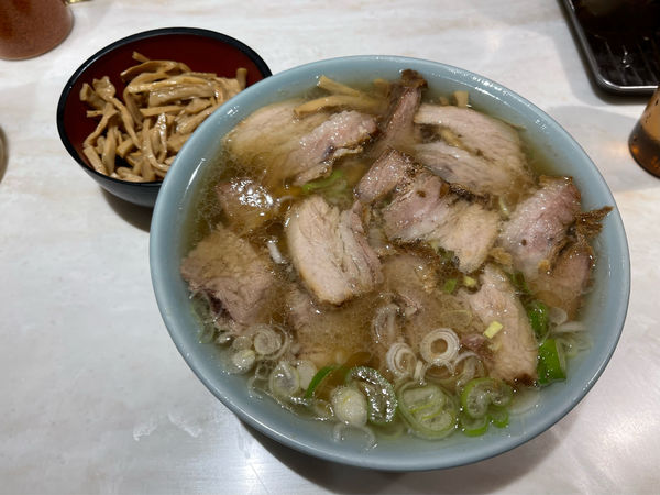 「チャーシュー麺＋メンマ」@ちえちゃんラーメンの写真