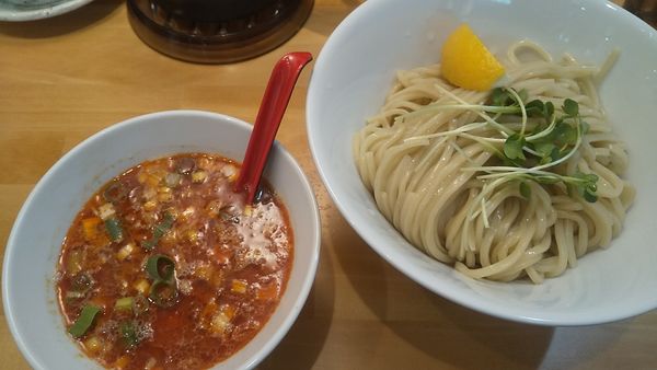 「担々つけ麺・200g(¥900→450)」@麺屋 楽喜の写真