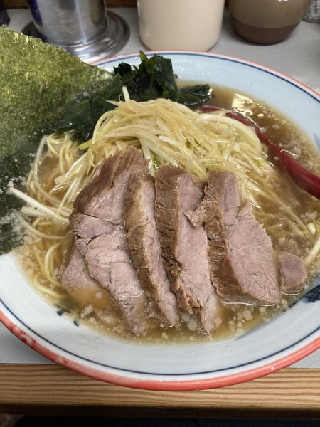「ネギチャーシューメン、ネギ」@ラーメンショップ 122号騎西店の写真