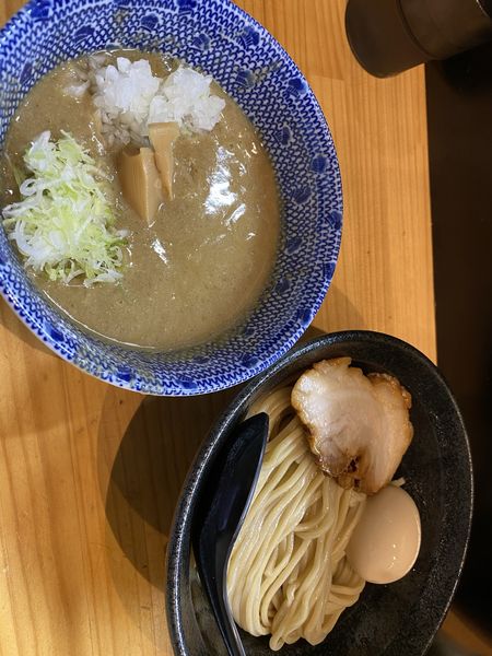 「つけ麺並850円+味玉100円」@自家製麺TANGOの写真
