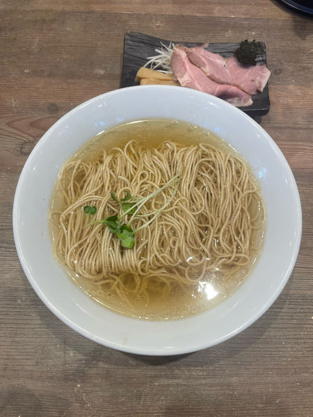 「だし麺　塩(850円)」@だし麺屋 ナミノアヤの写真