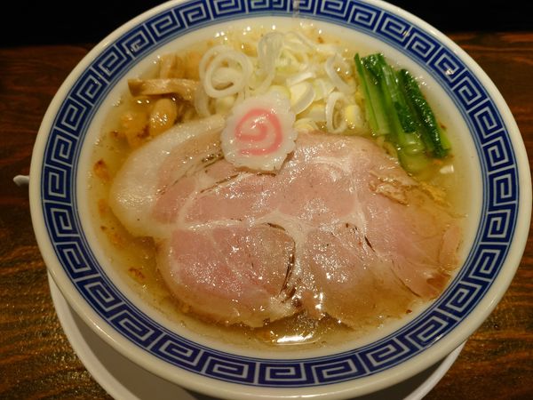 「サバ塩ソバ半やきめし」@サバ6製麺所 西中島南方店の写真