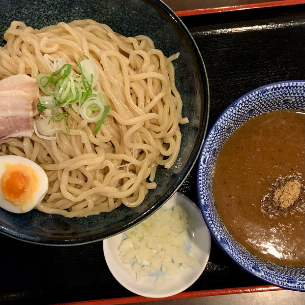 「綱場つけ麺 大盛（900円）」@とまと家の写真
