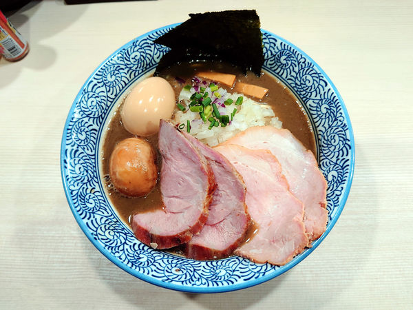 「特製極上濃厚煮干しそば」@煮干しつけ麺 宮元の写真