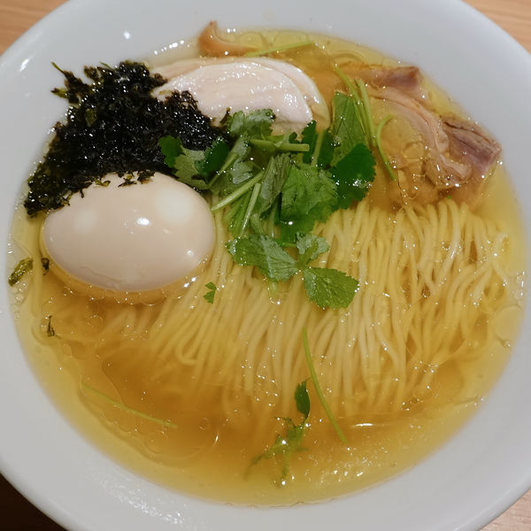 「らぁ麺 温 特製塩 1,200円」@明鏡志水の写真