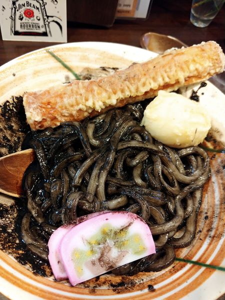 「禁断の富蔵ブラック・竹玉天増し」@活麺冨蔵の写真