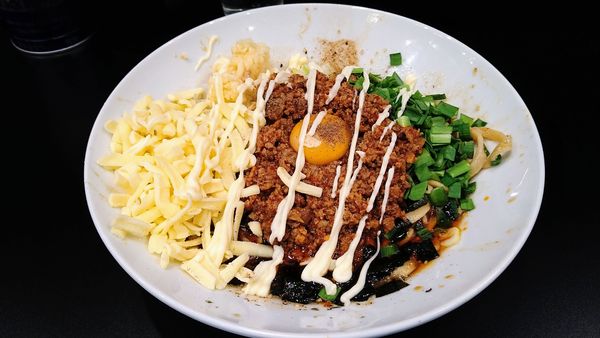 「【限定】台湾混蕎麦(大蒜・ホアジャオ・マヨネーズ)＋チーズ」@豚風。の写真