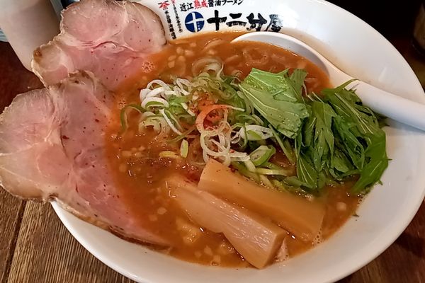 「近江熟成味噌ラーメン(850円)」@近江熟成醤油 十二分屋 早稲田店の写真