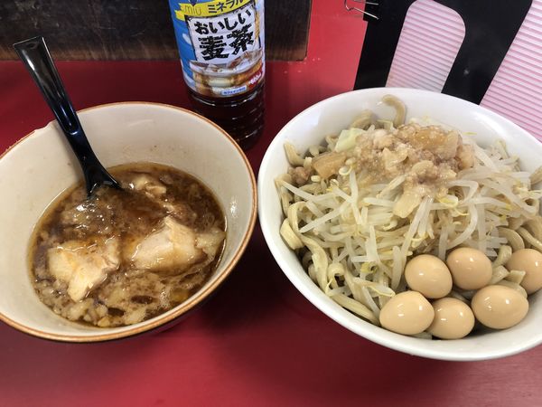 「蓮えび小つけ麺うずらやさいあぶら」@蓮爾 登戸店の写真