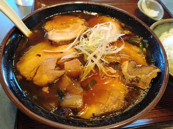 「アリランチャーシュー(¥1200)＋半ライス(¥150)」@八平の食堂の写真