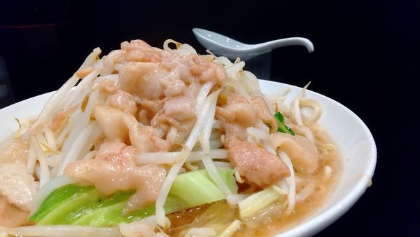 「#小ラーメン #ニンニク #アブラ #900円」@豚風。の写真