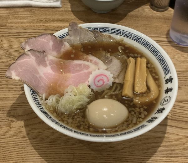 「特製中華そば 背脂あり」@千葉栄町富喜製麺所の写真