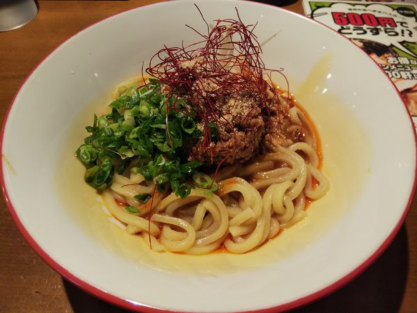 「汁なし担々麺　※クーポンで５００円」@しなののてっぺん 松本本店の写真