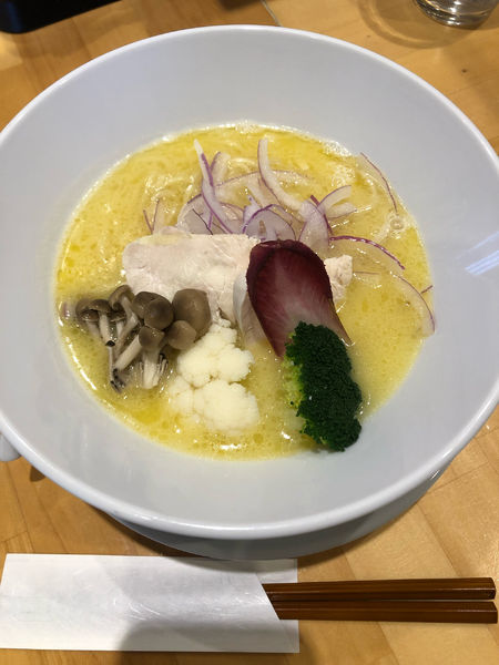 「鶏白湯Soba 850円」@虎舎の写真