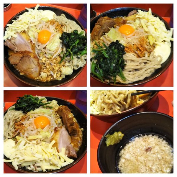 「辛いまぜそは➕麺増し➕チーズ➕ほうれん草➕マヨネーズ」@麺屋 桐龍の写真