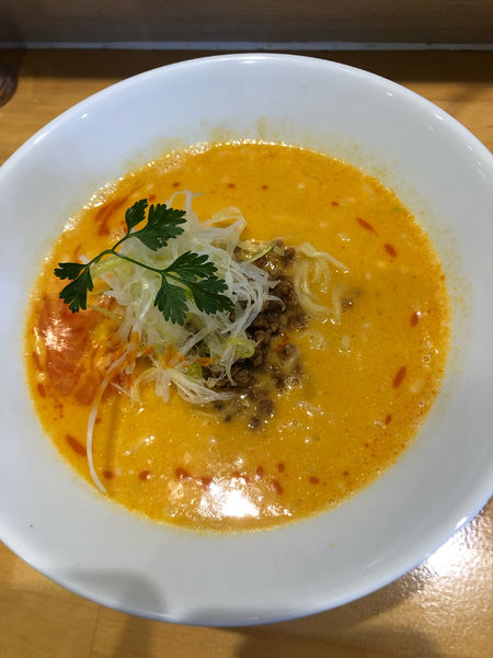 「坦々鶏白湯Soba 900円」@虎舎の写真