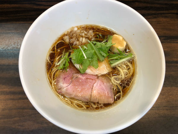 「限定 渡り蟹出汁中華そば 醤油」@中華そば 梟の写真