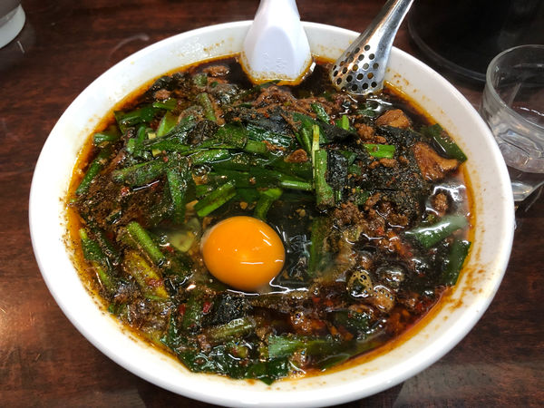 「ニラソバ」@鶏こく中華 すず喜の写真