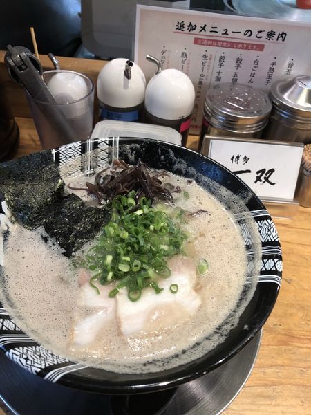 「ラーメン」@博多一双 祇園店の写真
