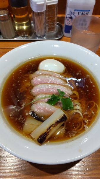 「鴨蕎麦＋鴨トッピング」@麺屋 真心の写真