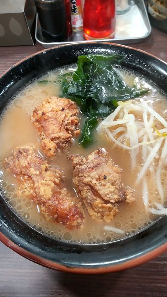「からあげラーメン」@ラーメンショップ とさっ子の写真