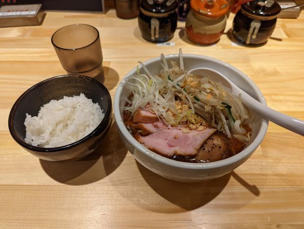 「黒味噌ラーメン」@花木流味噌 三鷹店の写真