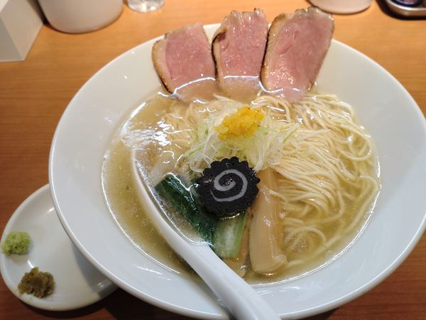 「鴨青唐辛子　８５０円」@麺屋 上々の写真