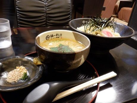「素つけ麺　白（えび塩）」@ら〜麺の創造 つけ麺岡崎の写真