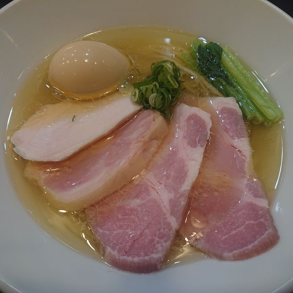 「特製芳醇鶏そば(塩)1200円」@麺や 福はらの写真