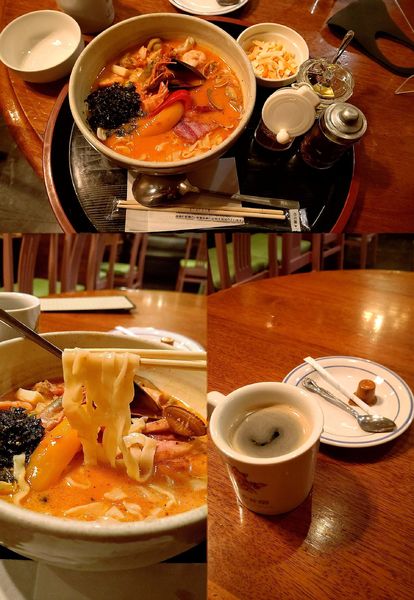 「『究極の海賊風パスタラーメン+チーズ』」@カフェ＆レストラン ラ・ブームの写真