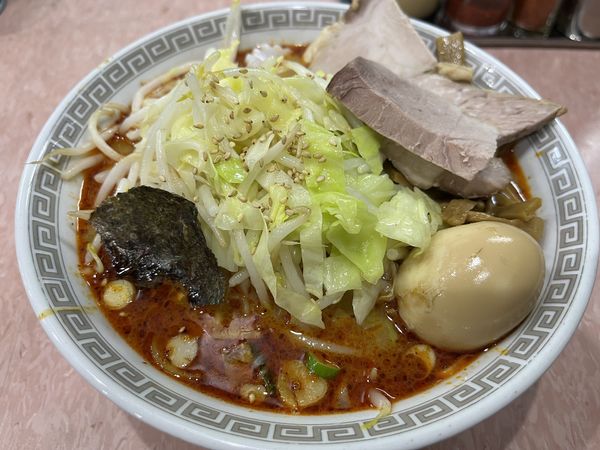 「中華そば(小)700円 野菜120円 担々に変更50円」@所沢大勝軒の写真