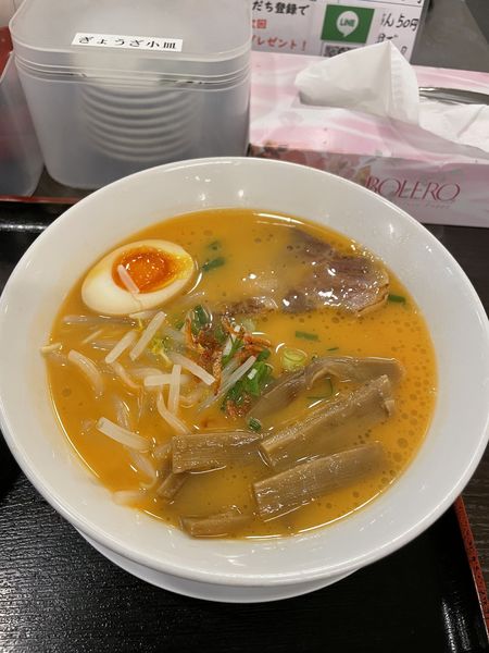 「えびとんこつらーめん」@らーめん もかすけの写真