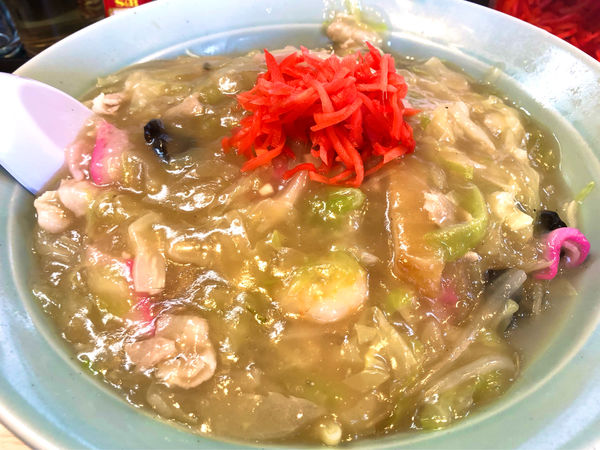 「皿うどん太麺野菜マシマシ」@長崎の写真